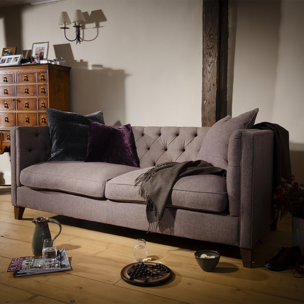 Tetrad Upholstery Battersea Large Sofa in Fabric or Leather Kings